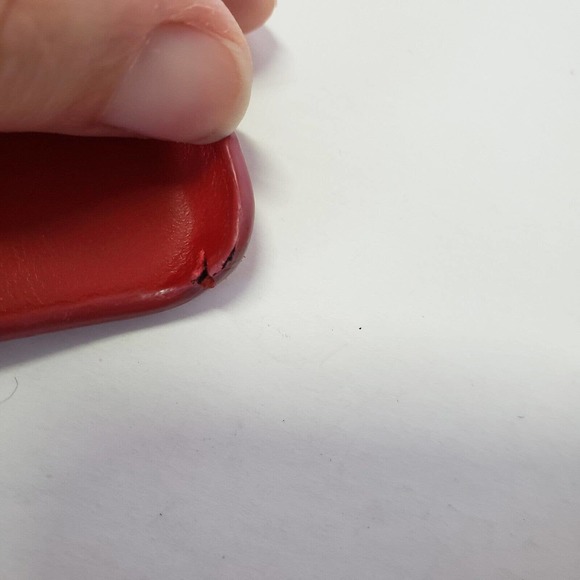 BOTTEGA VENETA IPhone Cases X XS Cell Phone Hard Cover Designer Red Leather - Picture 6 of 10